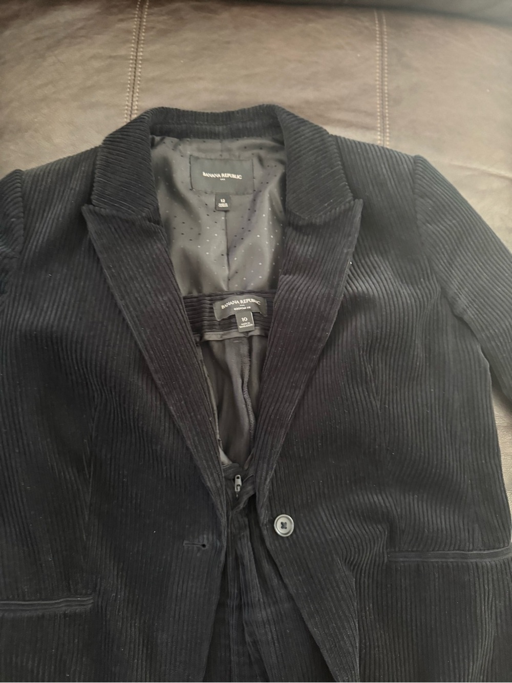 Banana Republic Black Corduroy Women's Jacket